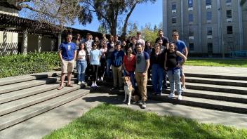 A group photo of students